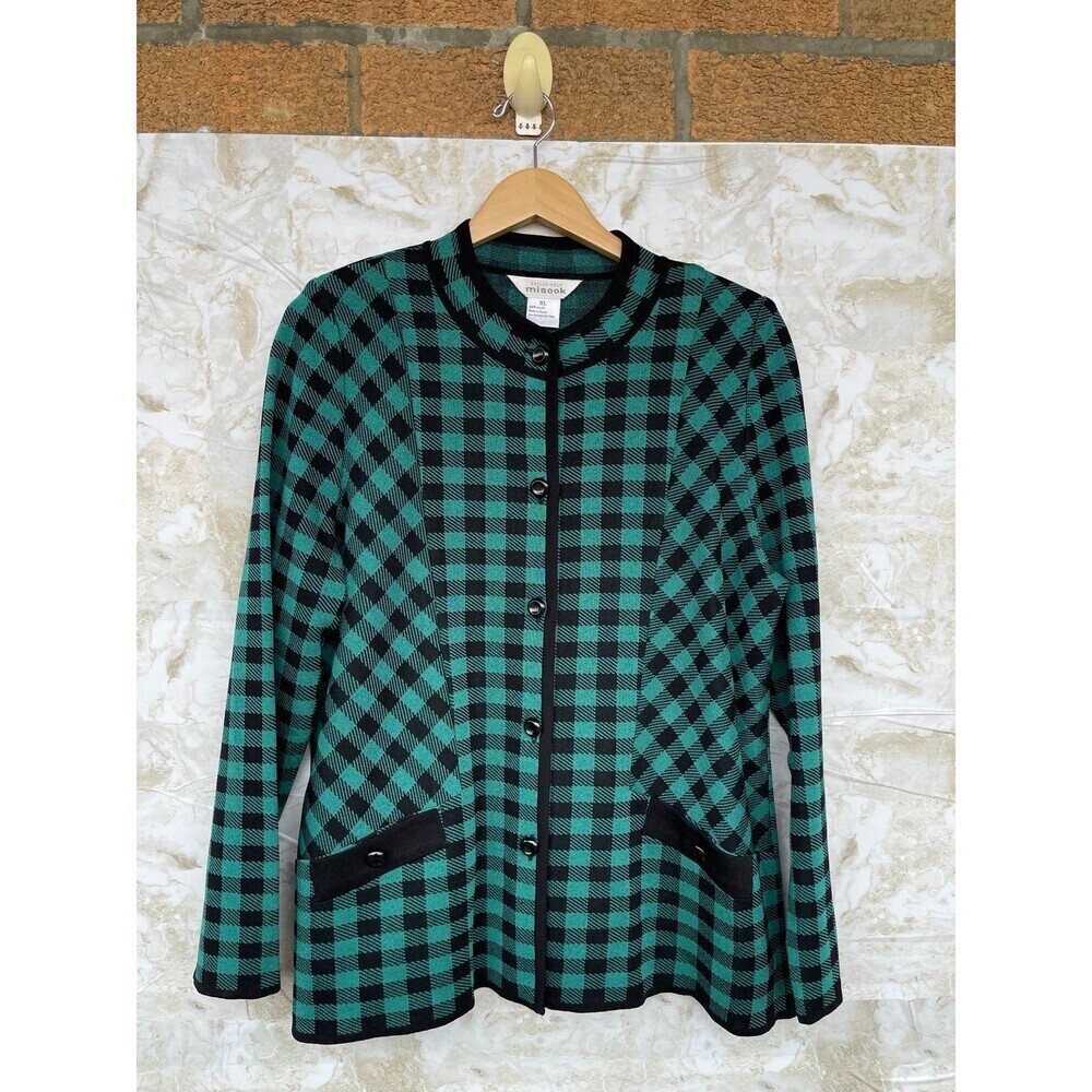 Exclusively Misook Button Front Knit Sweater Jack… - image 1